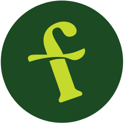 Feedery Icon F Logo - Dark Green