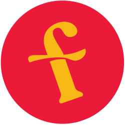 Feedery Icon F Logo - Red